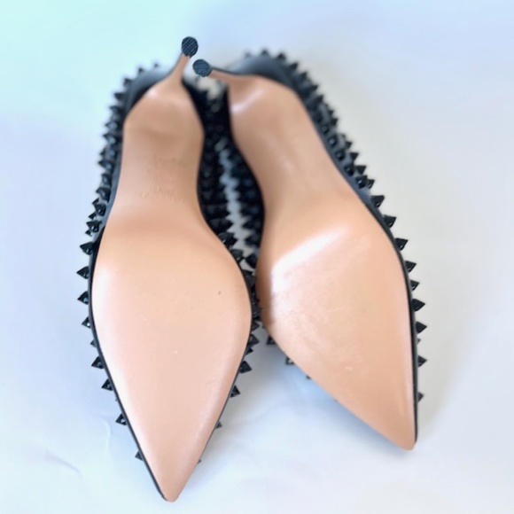 Kaitlyn Pan | Shoes | Kaitlyn Pan Black Rock Studded Heels Size 6 - Picture 7 of 9